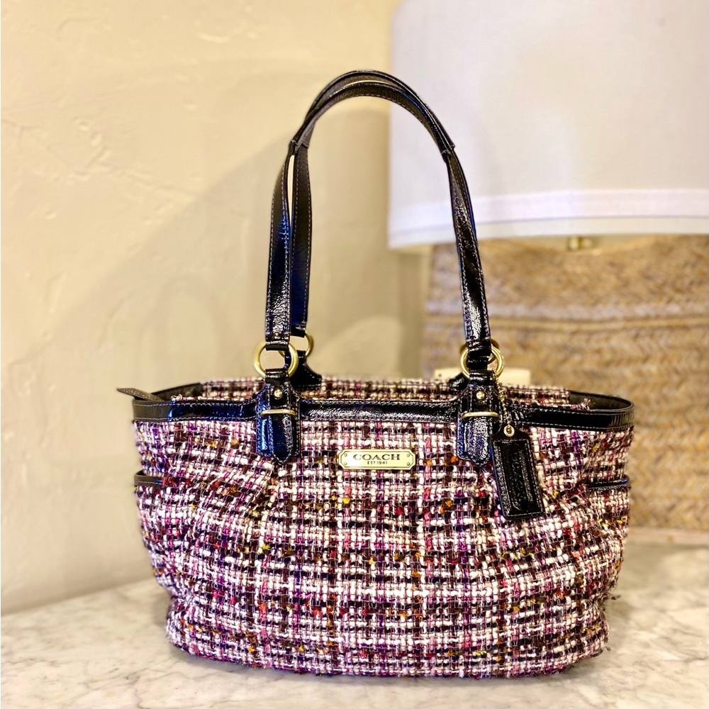 COACH Galaxy Tweed Gallery Tote H1221-F20025